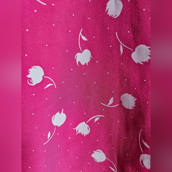 Cropped fushia-coloured vintage  button-down 🌺🌷🌸⚘️ - Picture 5 of 8